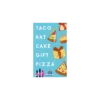 Blue Orange Taco Hat Cake Gift Pizza